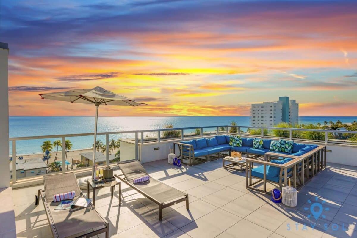 Ocean View - Balcony - Hollywood Beach Broad-Walk Eksteriør bilde